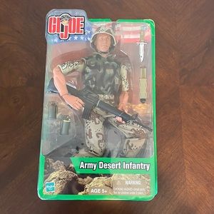 GI JOE Hasbro - ARMY DESERT INFANTRY - 12 in Figure -NIB